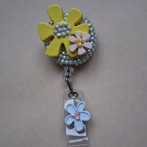 Floral Badge Reel